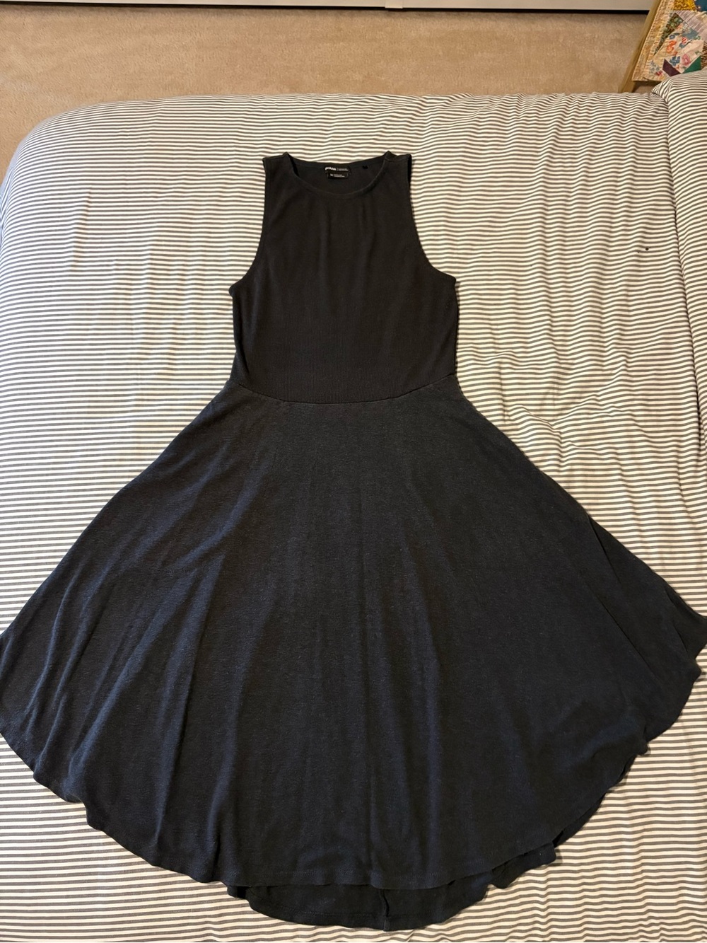 Prana W’s Medium - Sleeveless Black Fit-and-Flare Dress